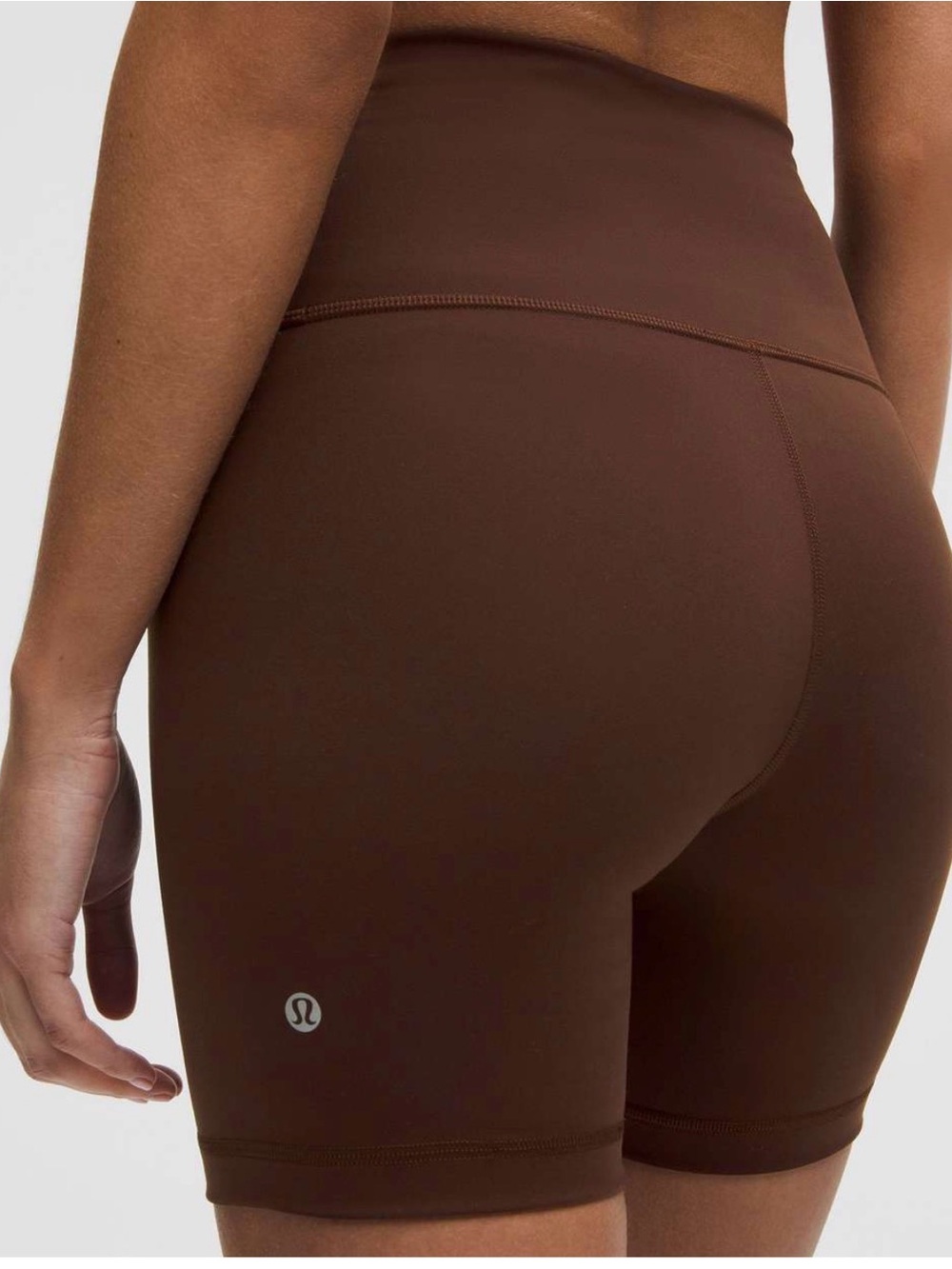 lululemon I athletica High-Rise Wunder Train Bike Shorts in Java
